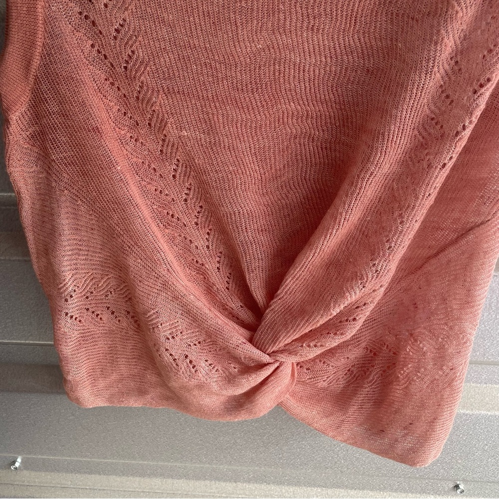 Veronica Beard Twist Front Kellen Sweater Top - Picture 3 of 6